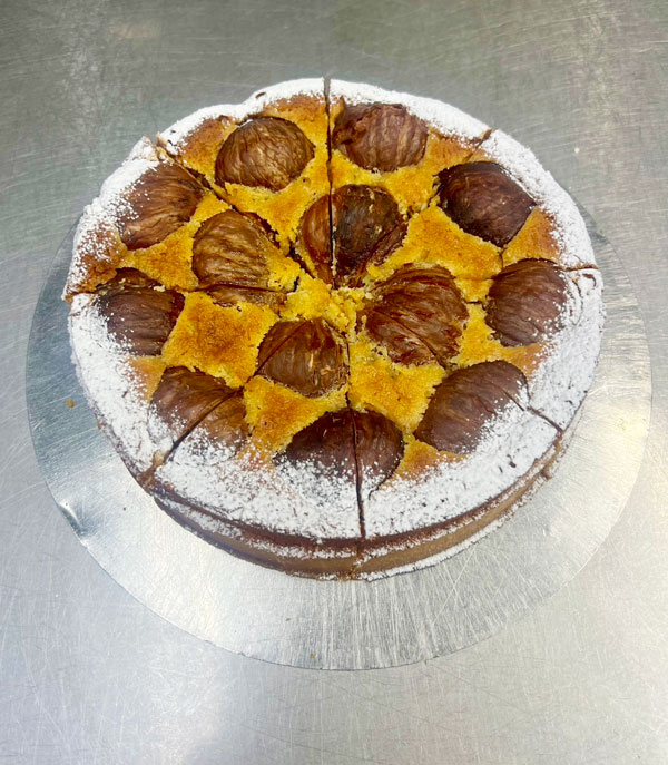 2025年ラストの栗の渋皮煮タルト