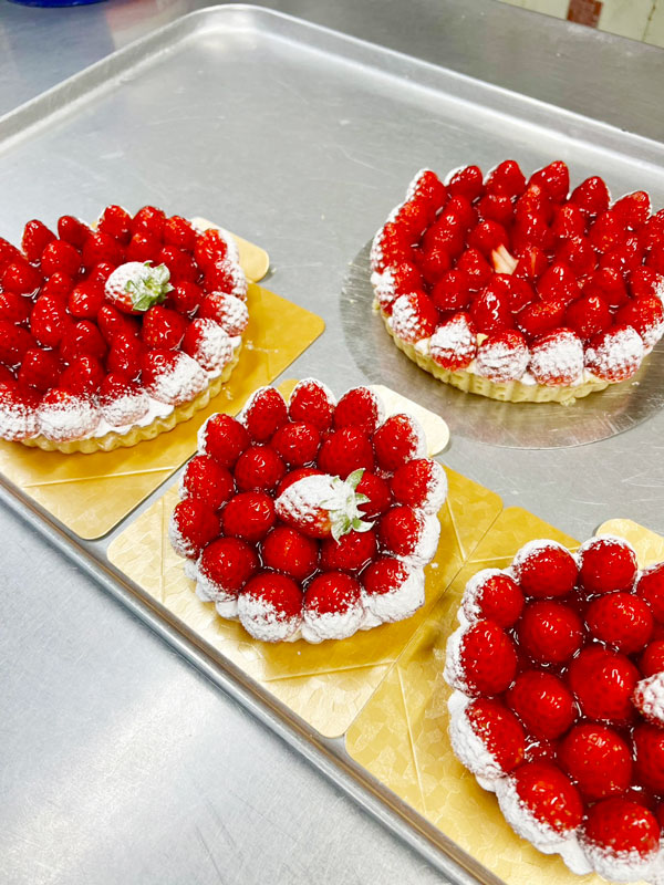 2025年のいちごのタルト