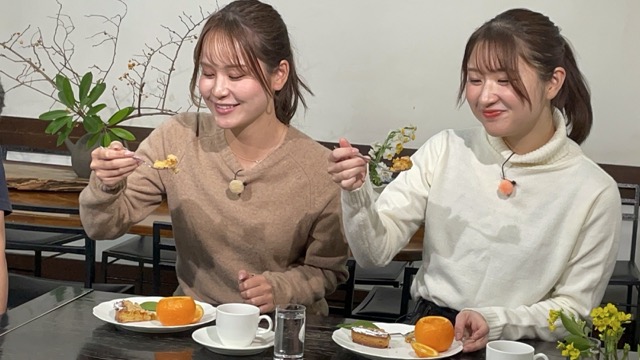 アナウンサーさんから取材を受けました